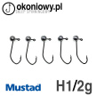 Główki jigowe okrągłe HAK 1 | MUSTAD <5szt> (3)