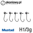Główki jigowe okrągłe HAK 1 | MUSTAD <5szt> (4)