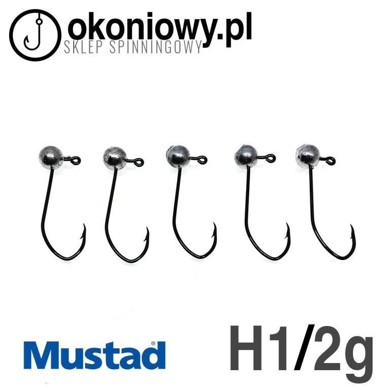 Główki jigowe okrągłe HAK 1 | MUSTAD <5szt> (3)