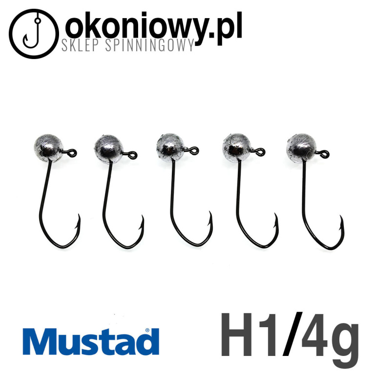 Główki jigowe okrągłe HAK 1 | MUSTAD <5szt> (5)