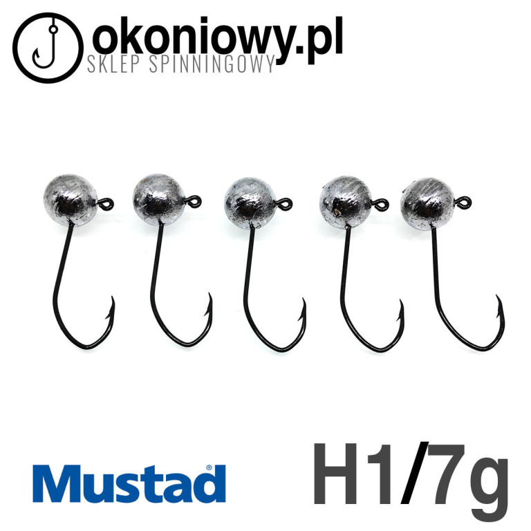 Główki jigowe okrągłe HAK 1 | MUSTAD <5szt> (8)