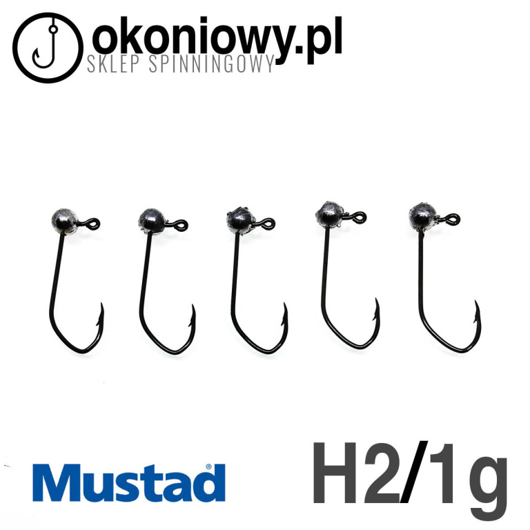 Główki jigowe okrągłe HAK 2 | MUSTAD <5szt> (3)