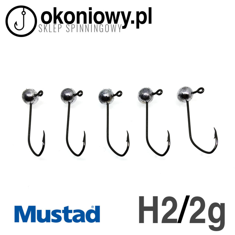 Główki jigowe okrągłe HAK 2 | MUSTAD <5szt> (4)