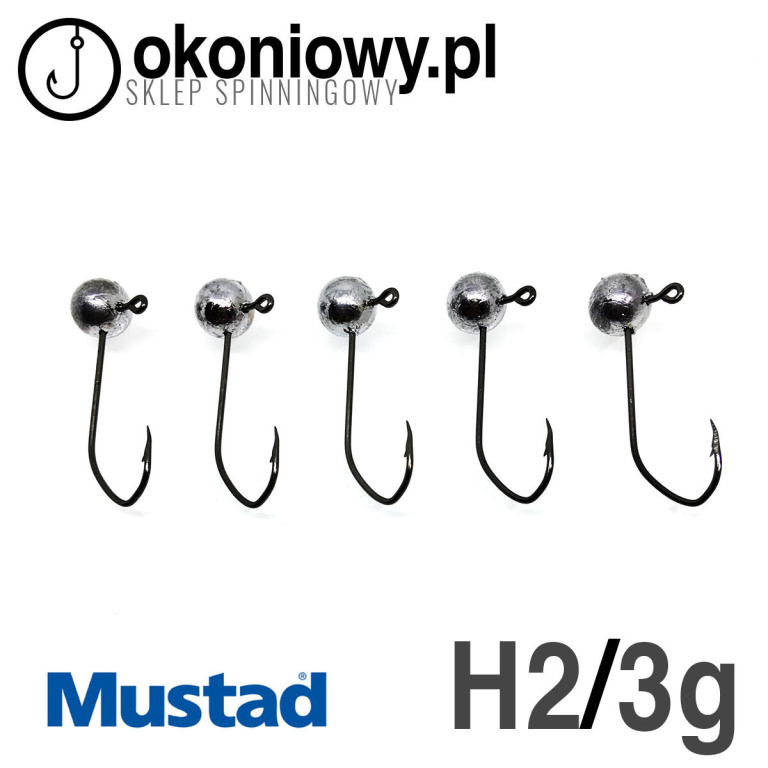 Główki jigowe okrągłe HAK 2 | MUSTAD <5szt> (5)
