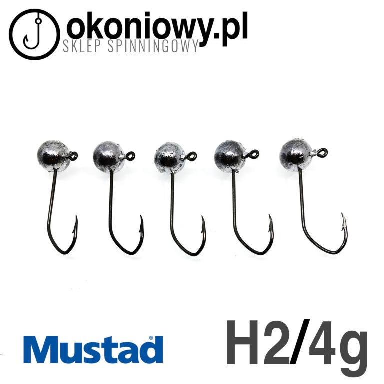 Główki jigowe okrągłe HAK 2 | MUSTAD <5szt> (6)