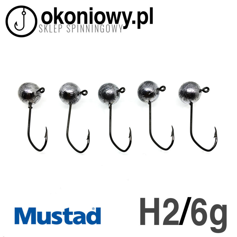 Główki jigowe okrągłe HAK 2 | MUSTAD <5szt> (8)