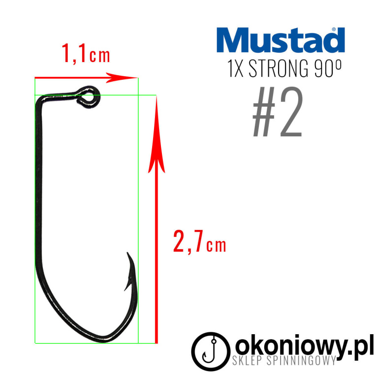 Główki jigowe okrągłe HAK 2 | MUSTAD <5szt> (2)