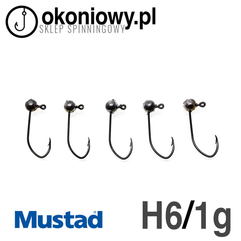 Główki jigowe okrągłe HAK 6 | MUSTAD <5szt> (3)
