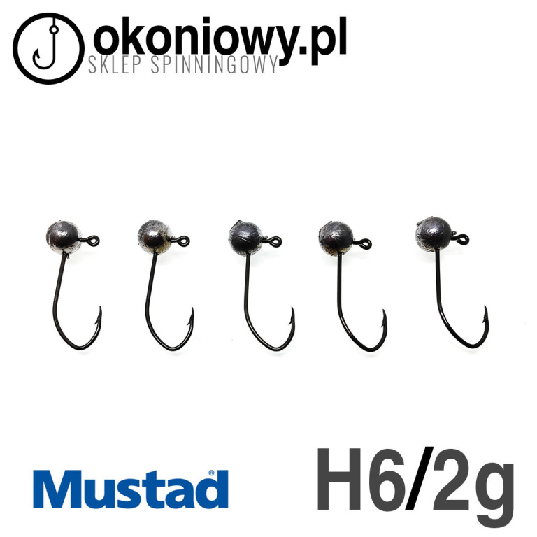 Główki jigowe okrągłe HAK 6 | MUSTAD <5szt> (4)
