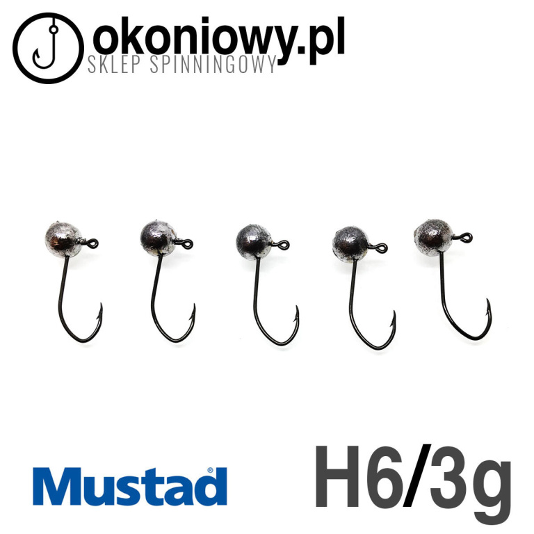 Główki jigowe okrągłe HAK 6 | MUSTAD <5szt> (5)