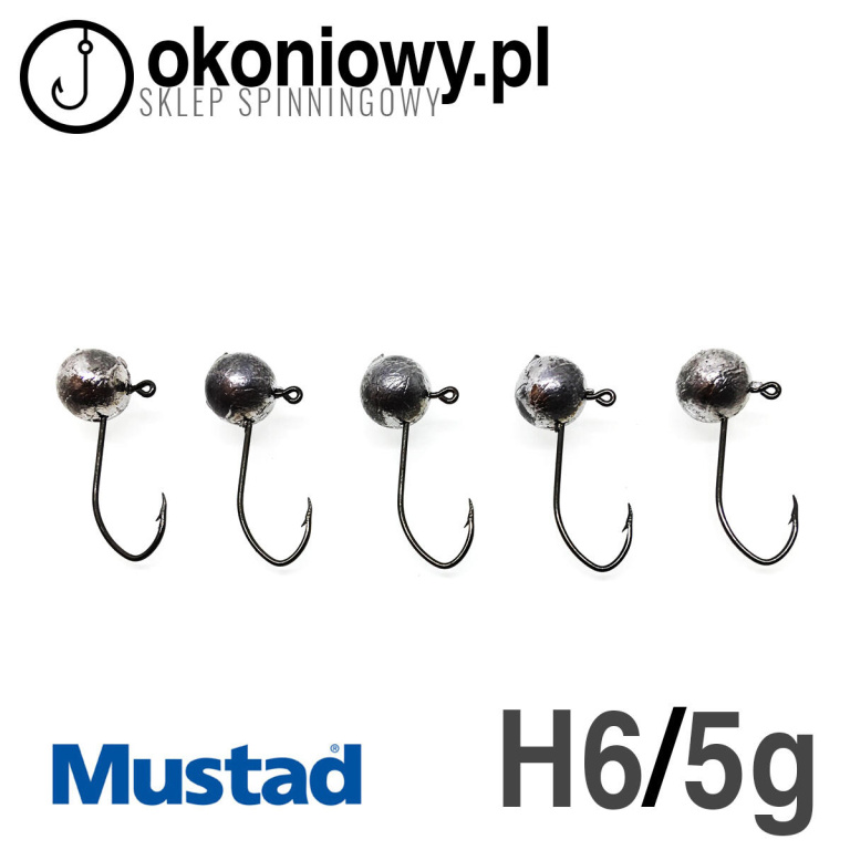 Główki jigowe okrągłe HAK 6 | MUSTAD <5szt> (7)