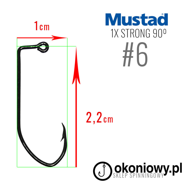 Główki jigowe okrągłe HAK 6 | MUSTAD <5szt> (2)