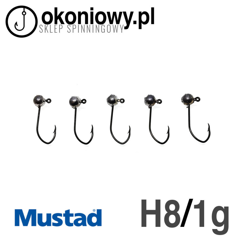 Główki jigowe okrągłe HAK 8 | MUSTAD <5szt> (3)