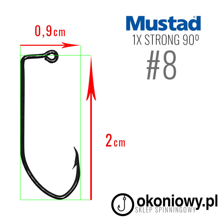 Główki jigowe okrągłe HAK 8 | MUSTAD <5szt> (2)