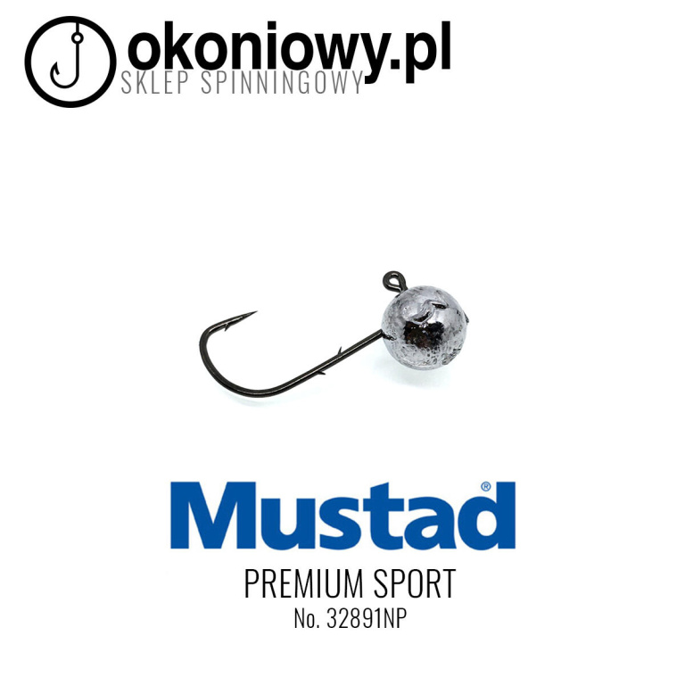 Główki jigowe okrągłe HAK 6 | MUSTAD | z zadziorkami <5szt>
