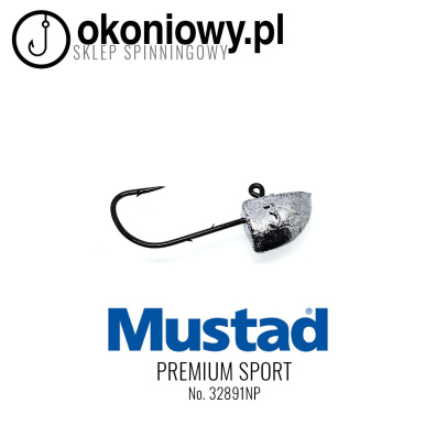 Główki jigowe TRÓJKĄTNE | HAK 4 | MUSTAD | z zadziorkami <5szt>