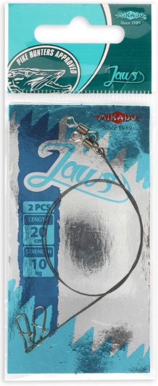 Przypon wolframowy MIKADO JAWS ZGJ04 | 15cm | 5kg | 2 szt (1)