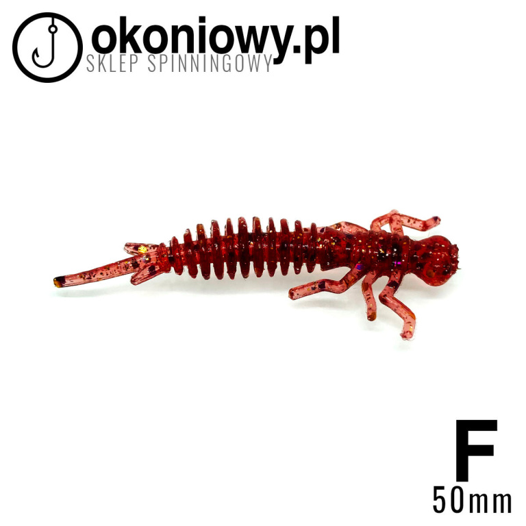 Larwa ważki 5cm SLIM | 3 szt | NOWE KOLORY! (6)
