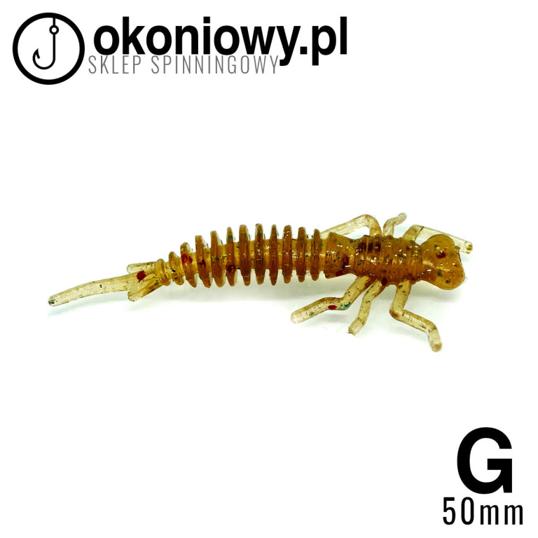 Larwa ważki 5cm SLIM | 3 szt | NOWE KOLORY! (7)