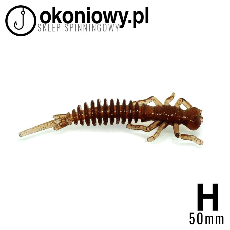 Larwa ważki 5cm SLIM | 3 szt | NOWE KOLORY! (8)
