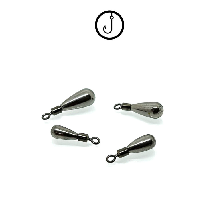 Ciężarki wolframowe JIG-RIG | DROP-SHOT | BOCZNY | 3 szt | 1,3/1,8/2,7/3,5g (1)