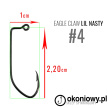 Główki jigowe okrągłe HAK 4 | EAGLE CLAW <5szt> (2)